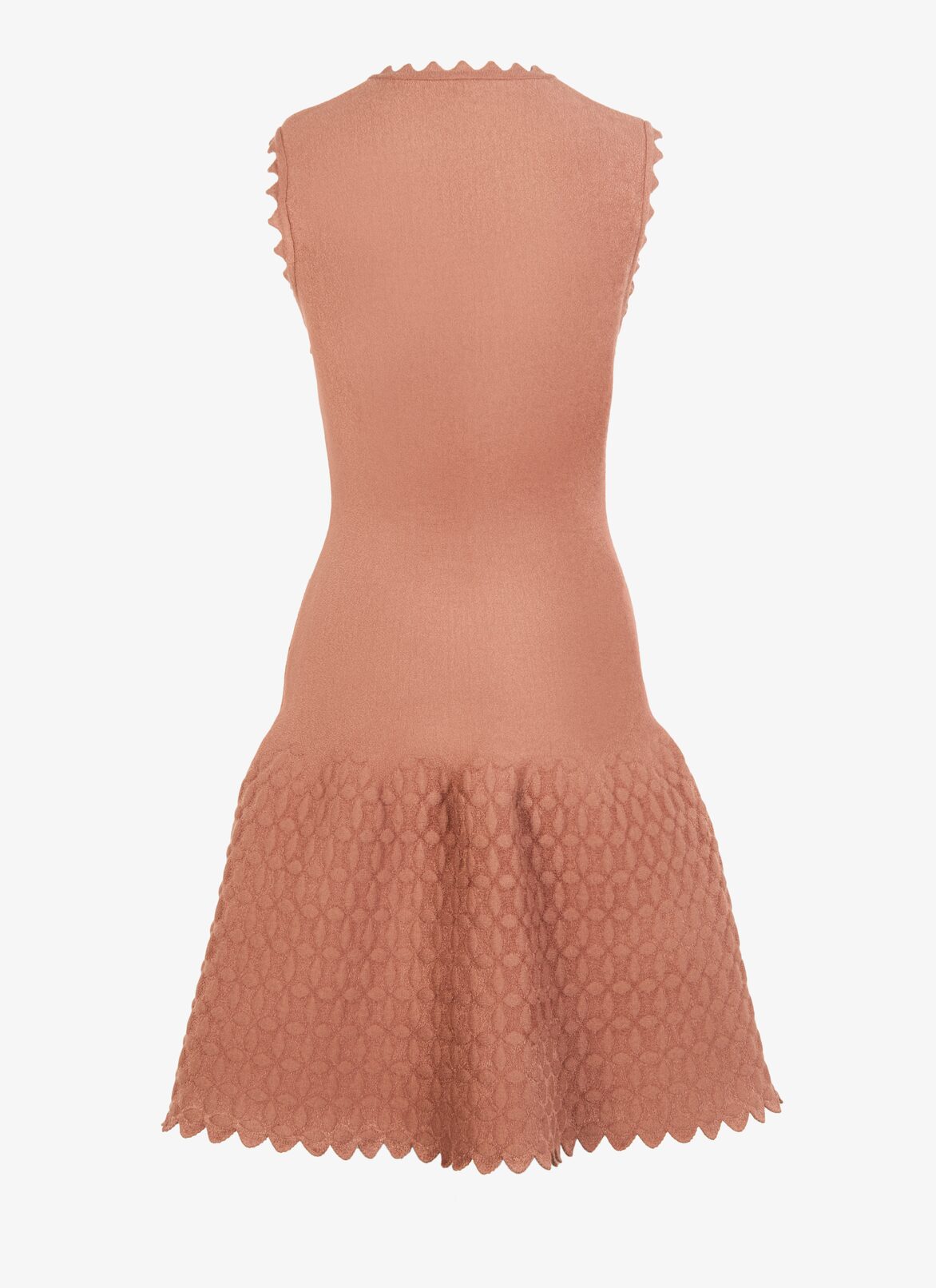 ポリアミドブレンド製 スカラップドレス ALAÏA ベージュ ポリアミドブレンド製 スカラップドレス